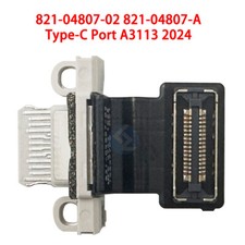 NEW White DC Jack USB-C Board Flex Cable 821-04807-A Macbook Air 13" A3113 2024