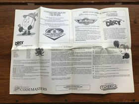 Dizzy Adventurer Poster Nintendo NES Instruction Manual Only