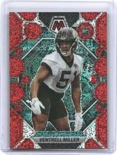 2023 Panini Mosaic Rookies Red Sparkle Prizm Ventrell Miller #374 RC Jaguars