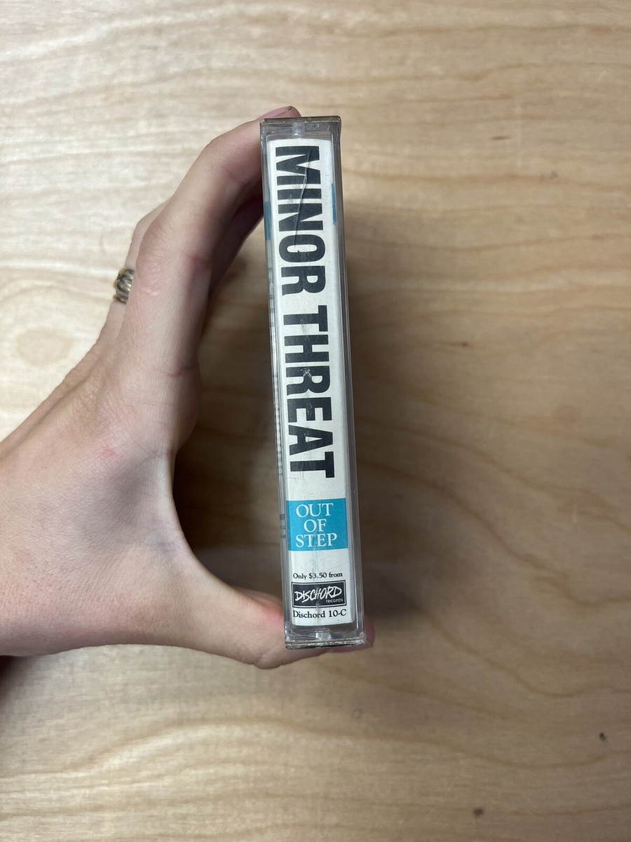 ORIGINAL 1986 Minor Threat Out Of Step Cassette Dischord Black