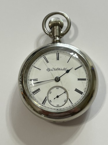 1920 Men's Elgin Grade:288 18s & 7j Pocket Watch W/Deer on Rear Cover-Runs Great