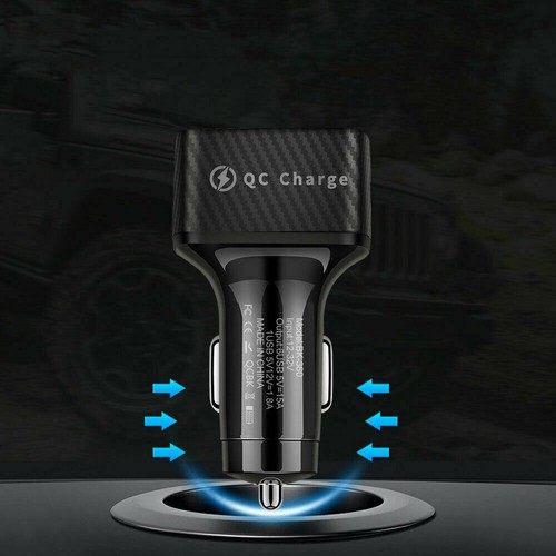 6 Port USB QC3.0 Car Charger Fast Charging Mobile Phone Quick Charge For iPhone - Photo 11 sur 14