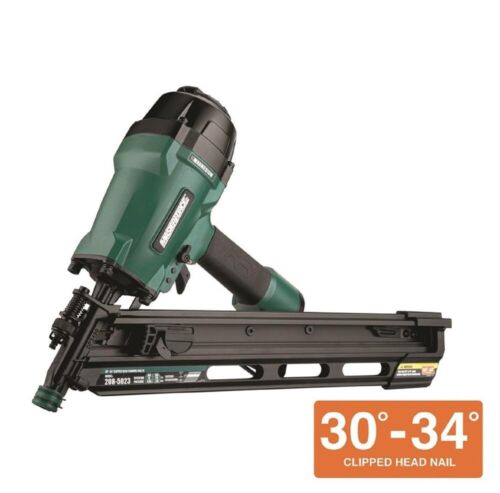 MasterForce 208-5017 34 Grad Pneumatischer Streifennagler mit Klemmkopf Neu