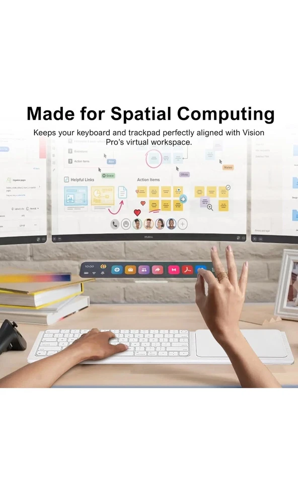 Stand for Apple Magic Keyboard with Touch ID and Trackpad | Accessories for iMac - Image 3 of 4