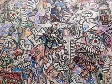 Acrylic ,contemporary art, abstract art, Steven Stabler