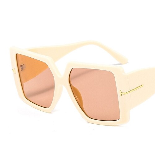 Rectangle Sunglasses For Women Eye Catching Pattern Color Frame Design Accessory - Picture 5 of 26