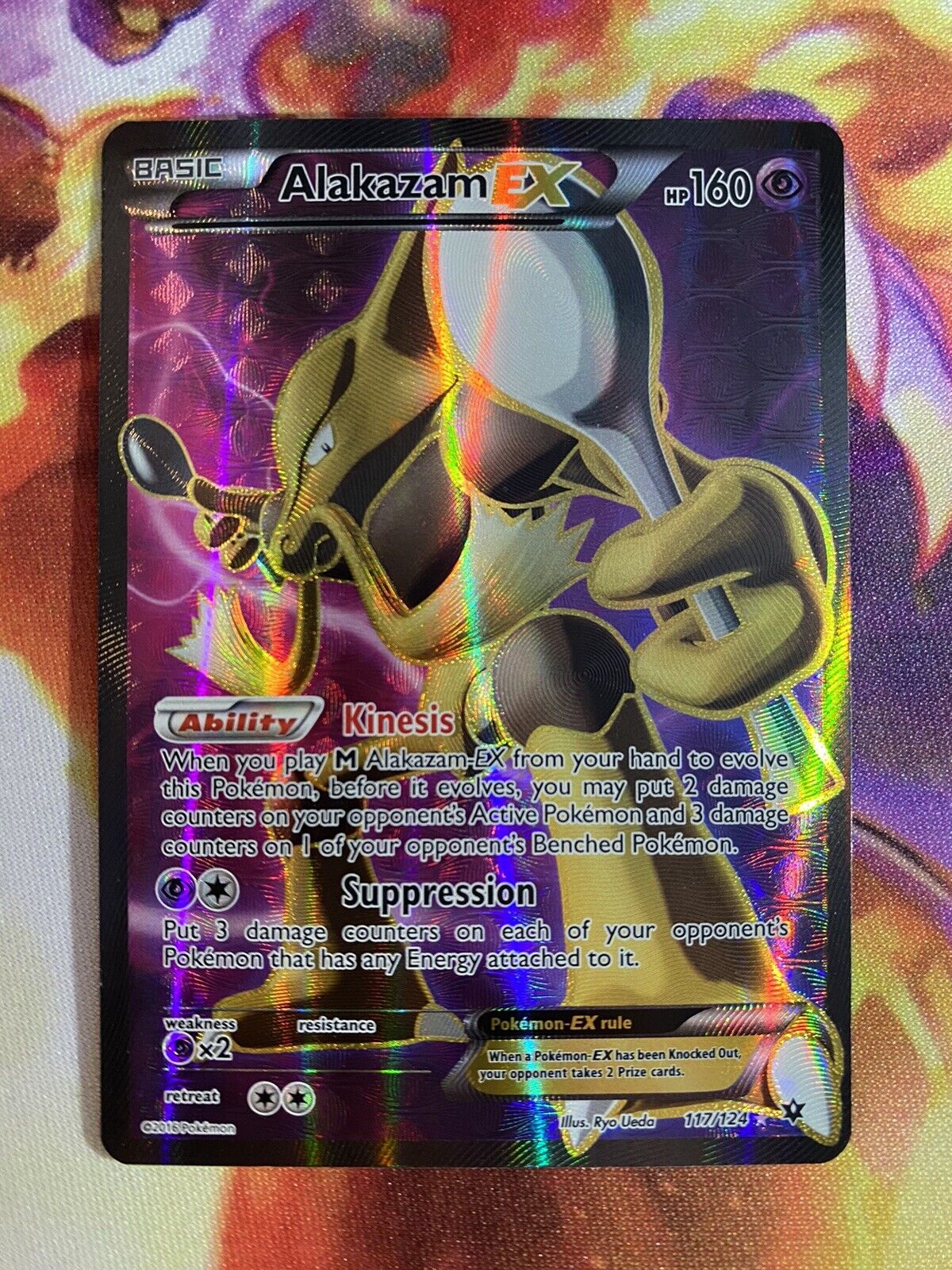 Alakazam-EX - 117/124 - Full Art Ultra Rare - Pokemon » Singles - Pokemon »  XY Fates Collide - Wild Things Games