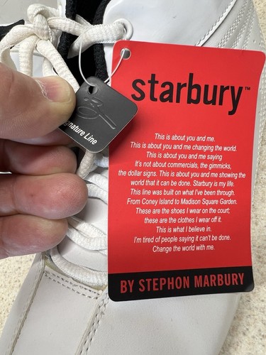 Starbury by Stephon Marbury Signature Line Basketball Shoe#2 Sz7 White NWT - Picture 4 of 10