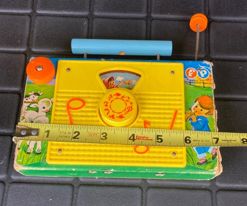Vintage 1960's Fisher Price Tv- Radio "Little Boy Blue” Music Player - Picture 14 of 15