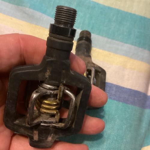 Fahrrad Pedale beidseitiges Clip-In System gebraucht. Solider Zustand muss gereinigt werden - Bild 4 von 9