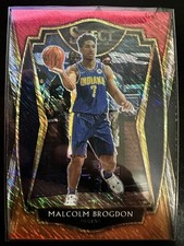2020-21 Select Premier Level Malcolm Brogdon #110 Red White Orange Shimmer