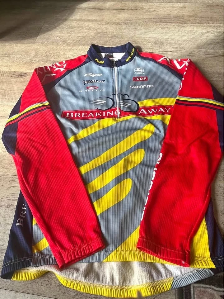 Ensemble Cyclisme Giordana Team ONCE Giant – Maillot Et Cuissard XL + Veste Coupe-vent Jaune