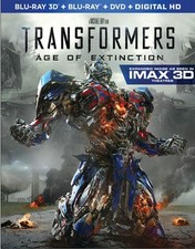 Transformers: Age of Extinction (3D Blu-ray + Blu-ray + DVD), New DVDs