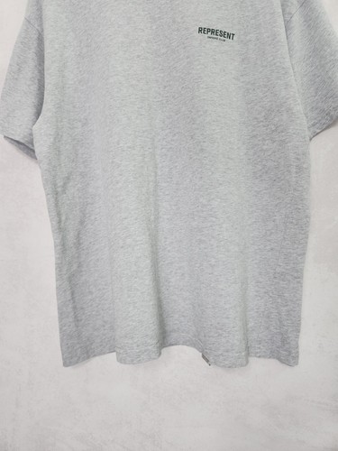Represent Clo. Camiseta Owners Club Logo Grande Manga Corta Gris Talla M Talla Grande - Imagen 5 de 10
