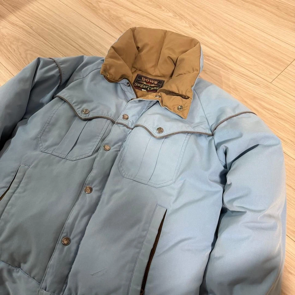 SUGAR CANE Western Yoke Down Jacket Light Blue M SC10912 F/S - Image 4 of 4