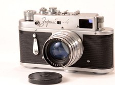 Zorki Zorkiy 4 Serviced CLA USSR Leica Film 35mm Camera Jupiter-8 2/50mm Lens