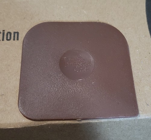Pampered Chef Gray Stoneware Rectangle Medium Entertaining Platter 1453 & Scrape - Picture 3 of 3