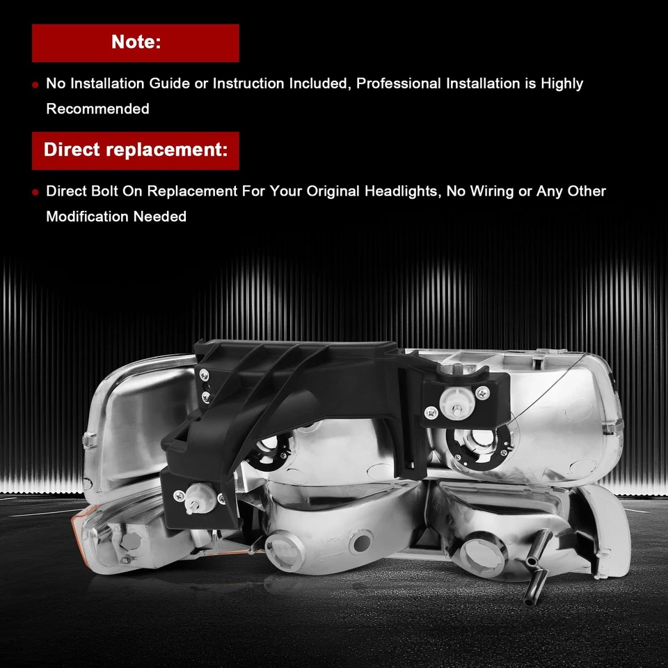 Juego de faros cromados para Chevy Silverado 00-06 Suburban Tahoe 1999-02 Foto 4 de 4