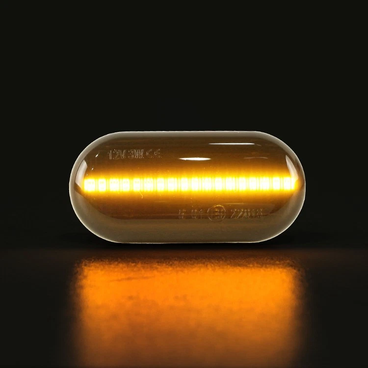 Seitenblinker Schwarz LED mit E-Zulassung 2x für Renault ESPACE II, ESPACE III - Bild 3 von 4