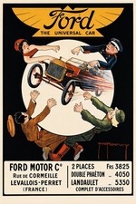   Ford Universal Car Vintage Poster - Hi-Res ...