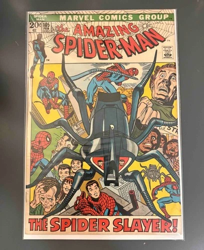 The Amazing Spider-Man #105-FN-The Spider Slayer (Marvel 1972)  Stan Lee