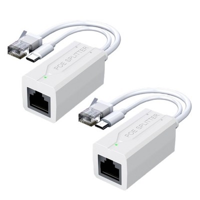 Miniature Micros USB/Type c Active Poe Splitter Power Converters DC40V To DC5V