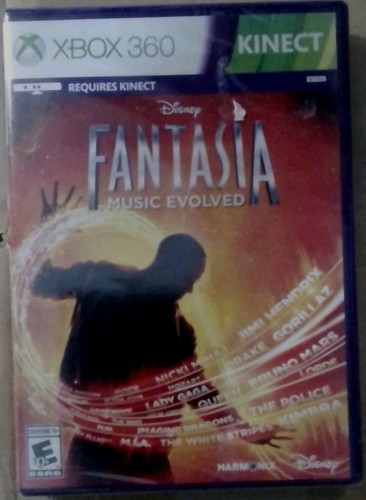DISNEY FANTASIA: MUSIC EVOLVED FOR XBOX 360 KINECT BRAND NEW  FACTORY #g SEALED! - Picture 1 of 1