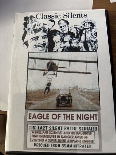 EAGLE OF THE NIGHT DVD The Last Silent PATHE serial