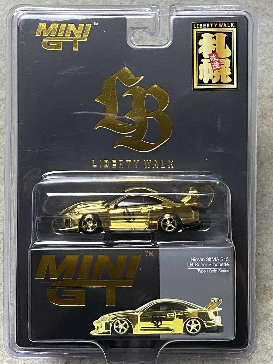 MINIGT Nissan S15 ゴールド EXCLUSIVE SAPPORO MiniGT LBWK Nissan S15 Silvia Gold Series Sapporo Store
