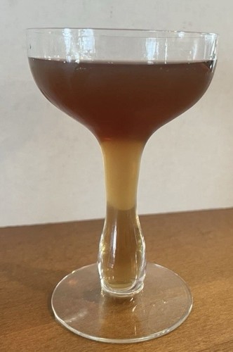 Set Of 7 Vintage Hollow Stem Coupe Champagne Drink Blown MCM Glass Mid-Century - Picture 4 of 7