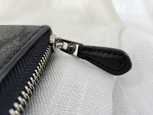 COACH Wallet Long Wallet Black Smoke Black Signature Long - Picture 9 of 11