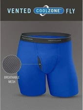 Fruit of the Loom Men's Coolzone White Boxer Briefs - 3 Pack 3BL7600