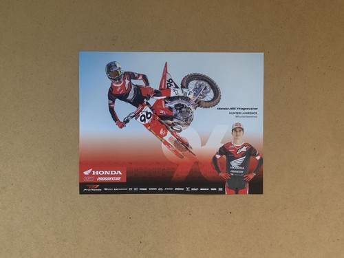 4 Honda Factory HRC Posters 2025 MOTOCROSS Jett Lawrence, Hunter, Hymas, Shimoda - Picture 3 of 6