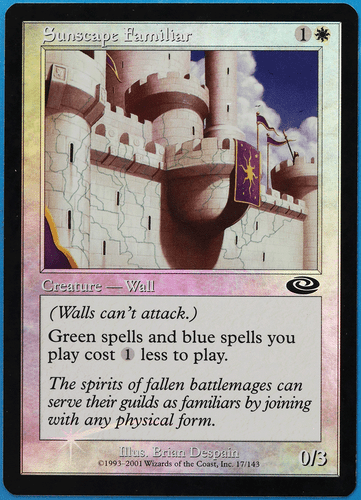 Sunscape Familiar FOIL Planeshift HEAVILY PLD Common CARD (506039) ABUGames - Picture 1 of 2