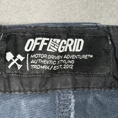 Off The Grid Trailblazer Hose Herren 30x30 Navy Straight Leg Tapered Fit Workwear - Bild 8 von 18