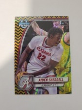 2024-25 Bowman University Chrome Black Gold Stealth #3 Aiden Sherrell 1st /24