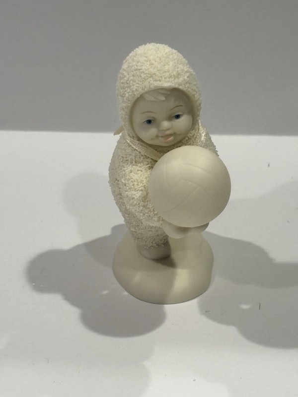 Department 56 Snowbabies “Ready, Set...!” Porcelain Figurine Boxed 2000 