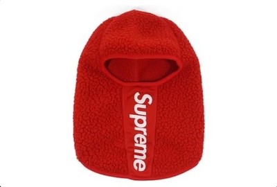 帽子 Supreme Polartec Deep Pile Balaclava Supreme Polartec Deep Pile Balaclava Red & Black Fall/Winter | eBay
