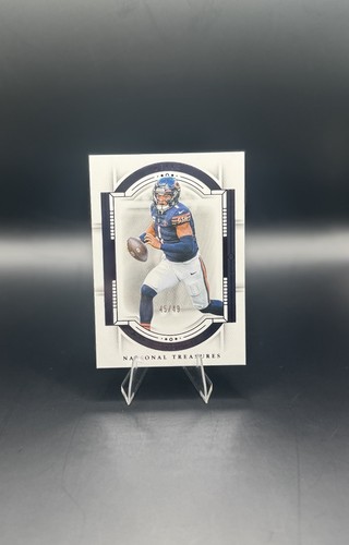 2023 National Treasures - Justin Fields /49 Purple #17 Bears