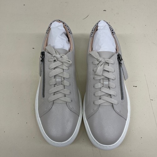 FRANKIE 4 Billie Lace-Up Leather Casual Shoes Women's Size 8 Ecru - Picture 18 of 19
