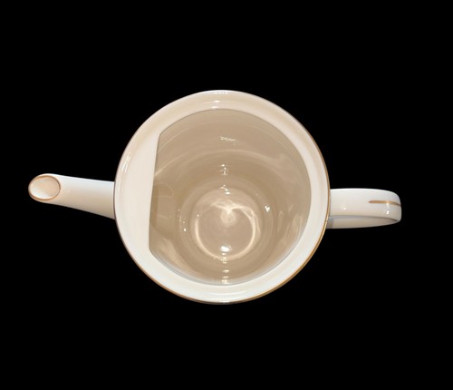 Vintage Lenox Hayworth Cosmopolitan Ivory Gold Fine Bone China Kaffeekanne Neuwertig - Bild 5 von 10