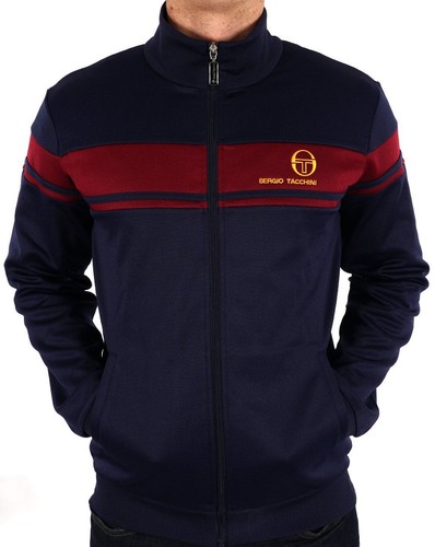 Camiseta deportiva Sergio Tacchini Masters azul marino borgoña - Imagen 4 de 4