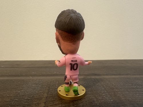 FIFA MLS Inter Miami Lionel Messi mini figure 6.5cm soccer bobblehead - Picture 2 of 2