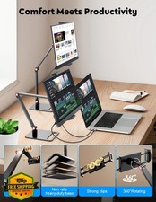 HONGO 15.6" Portable Monitor 1080P FHD Laptop Screen Extender Stand