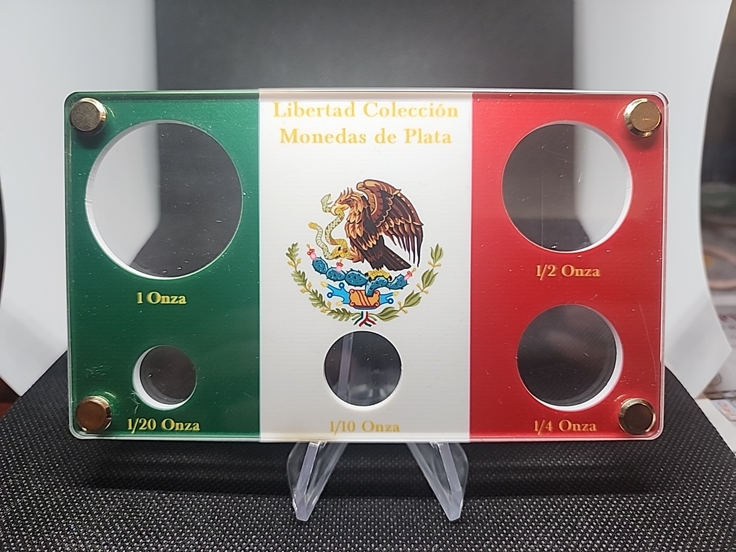 Libertad Acrylic for Silver  5 coin set