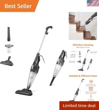 2-in-1 Corded Stick Vacuum Cleaner, Convertible to Handheld, Lightweight 3.9 ...