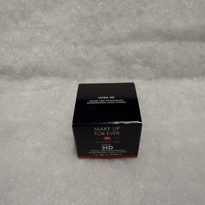 Make Up Forever Ultra HD Microfinishing Loose Powder 1 g / 0.035 oz Travel NIB