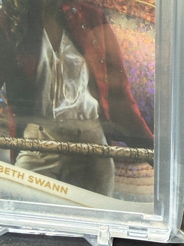 2025 Topps Chrome Disney Elizabeth Swann Mini Diamond Refract #4-w/Magnetic Case - Picture 4 of 6