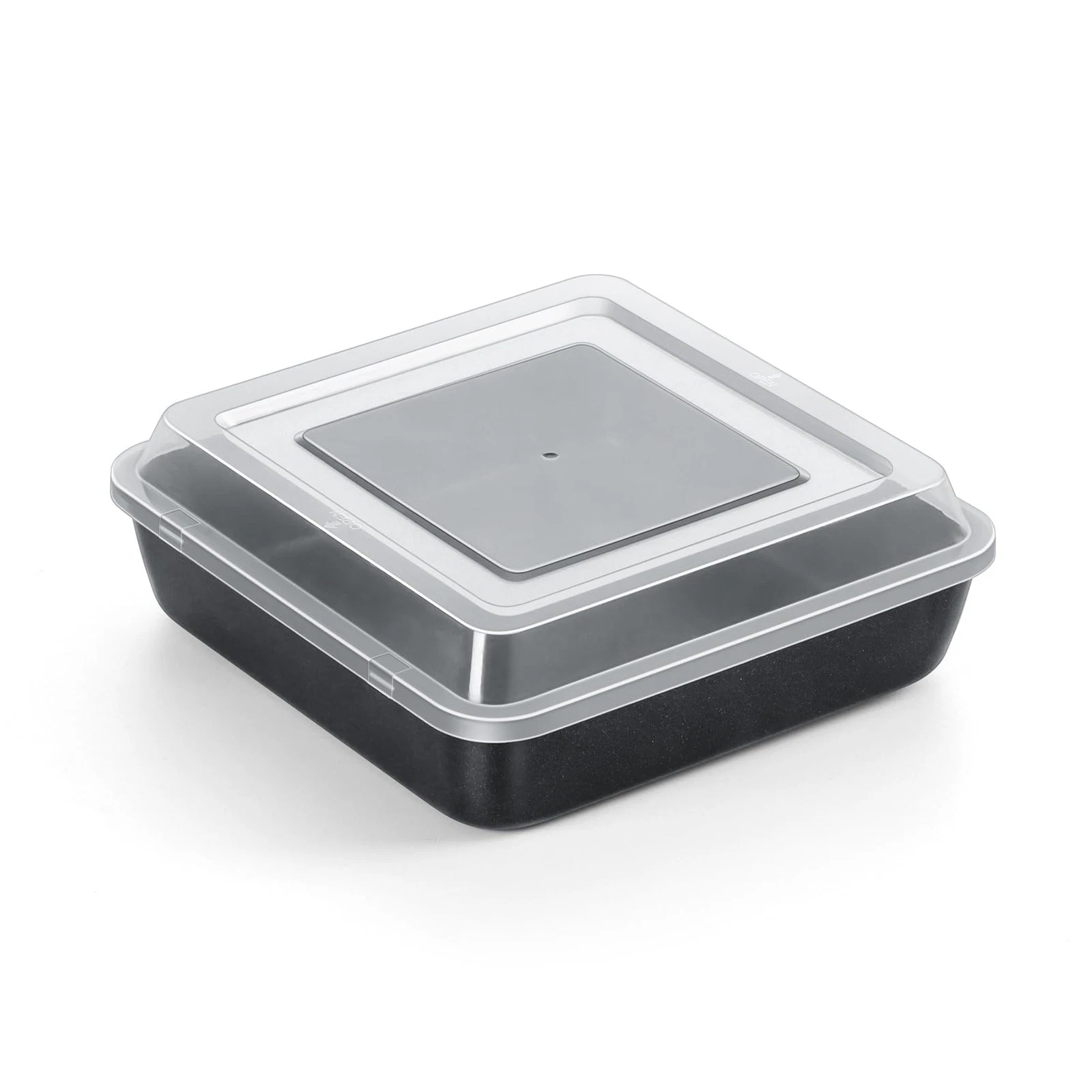9x9 Inch Square Cake Pan with Lid, Non-Stick Square Baking Roasting Pan, with...