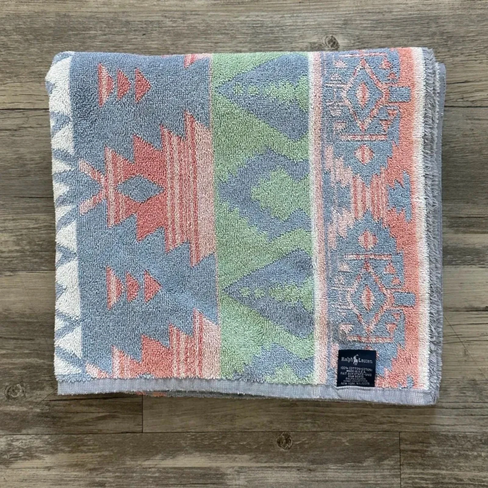 Vintage Polo Ralph Lauren Aztec South Western Towel 50x27
Opens in a new window or tab